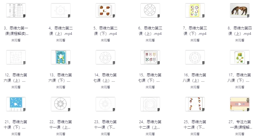 玩霸妈妈《四大学习能力教学课程》